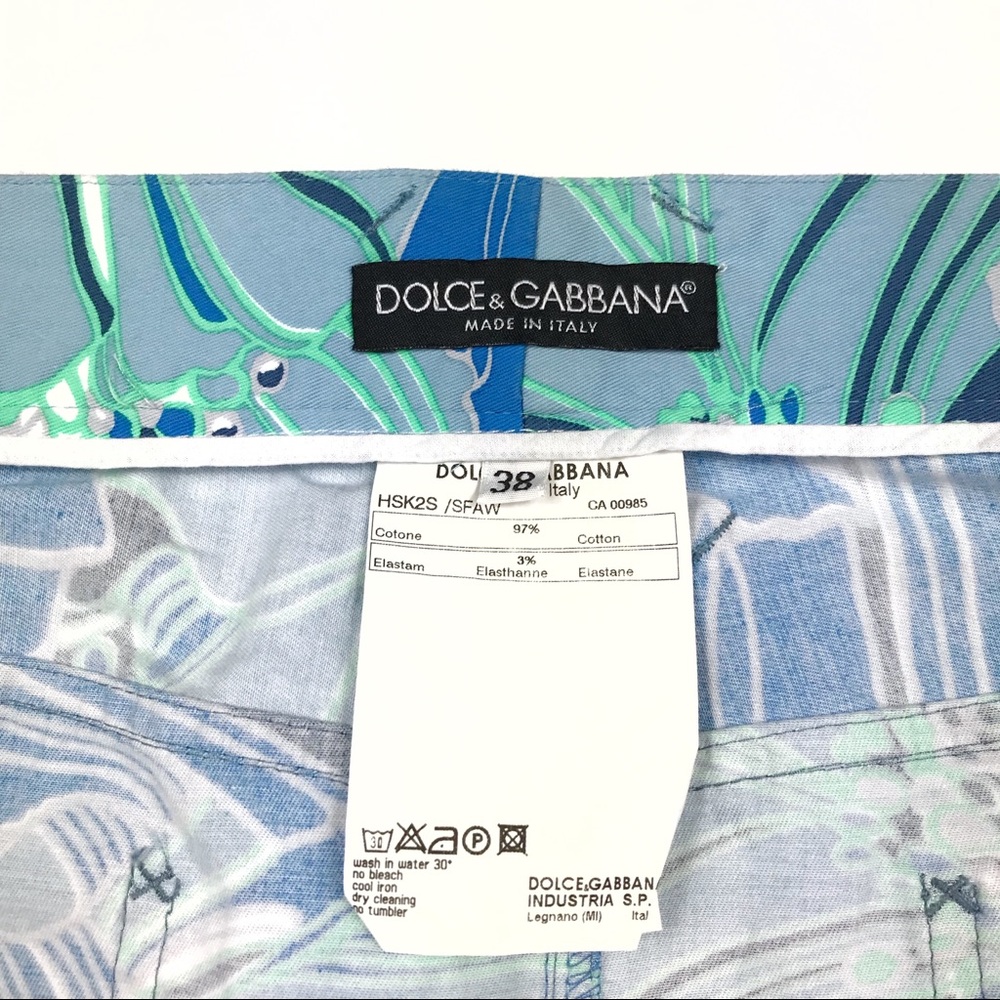 Dolce & Gabbana Psychedelic Floral Print Skirt - Picture 8 of 9